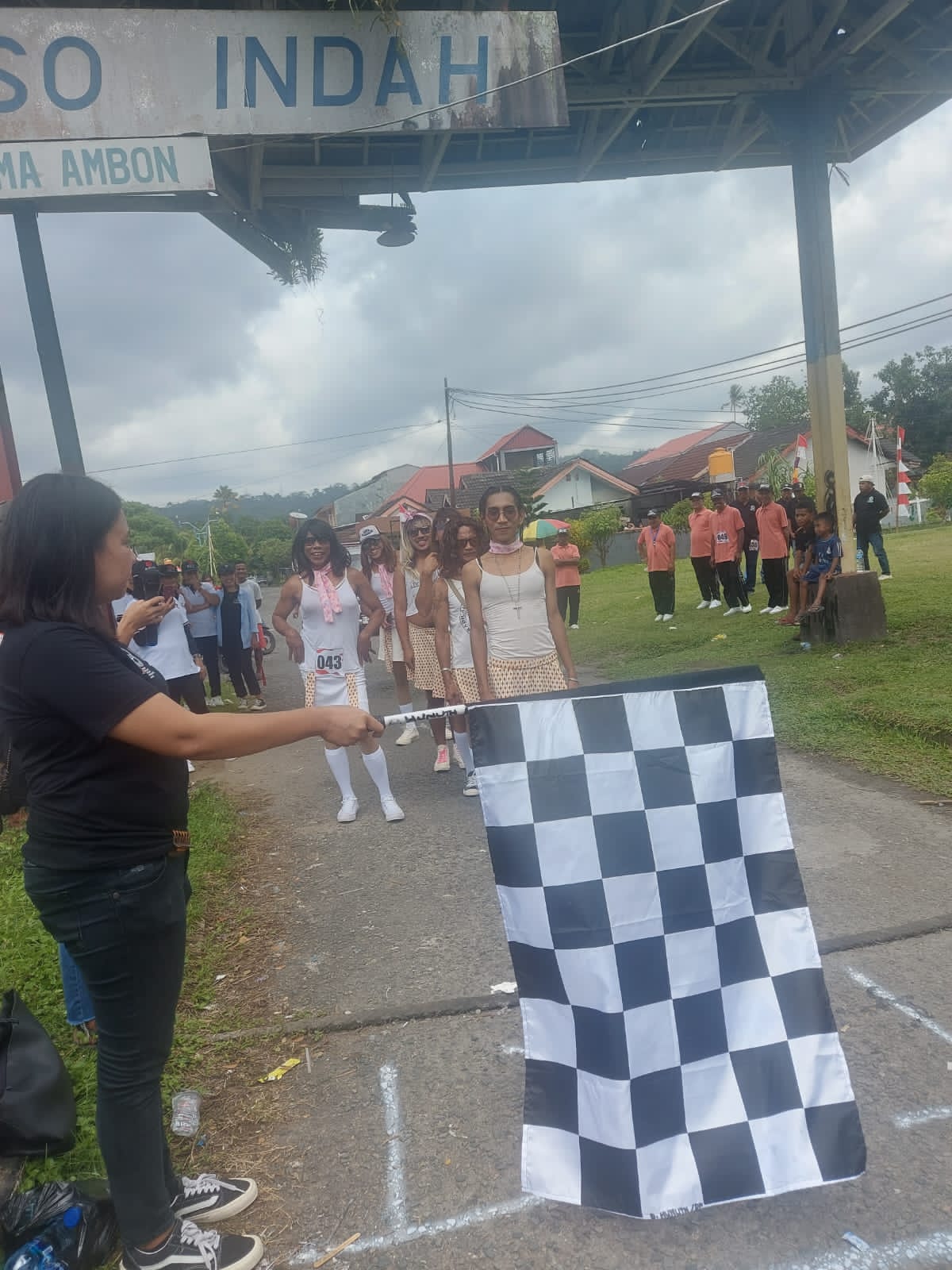 Lomba Gerak Jalan Cepat Tepat Desa Hunuth